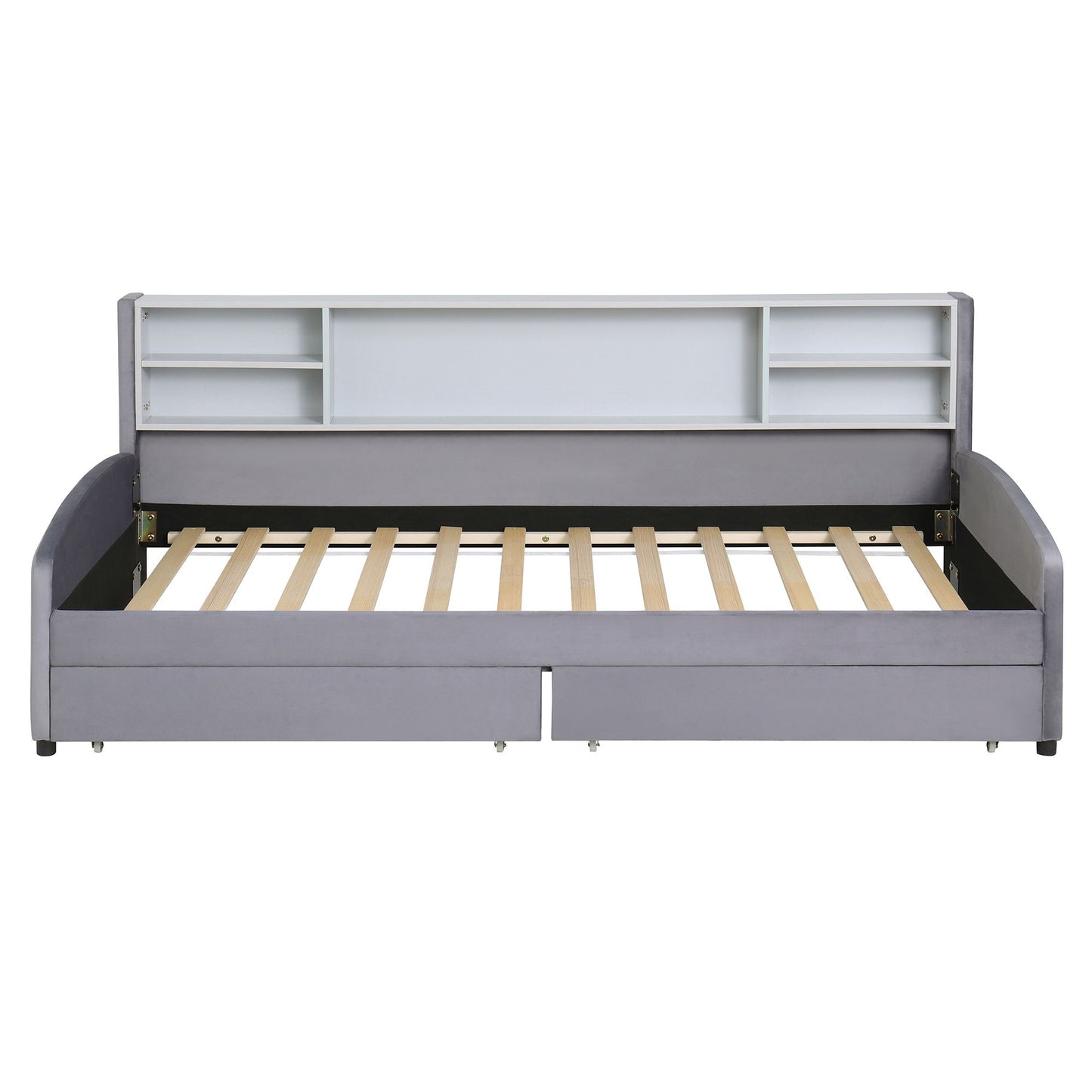 Luxurious Upholstered Platform Bed With Storage Drawers - The Sleep Loft - Online Mattress Showroom NYC