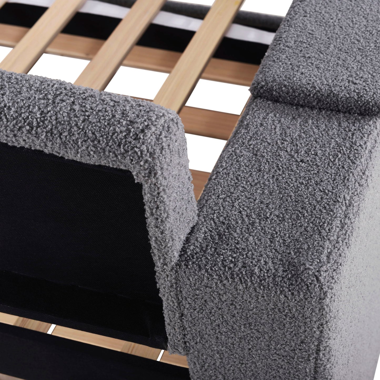 Upholstered Daybed With Storage Armrests, Trundle And Latest Integrated tooth Audio System - The Sleep Loft - Online Mattress Showroom NYC