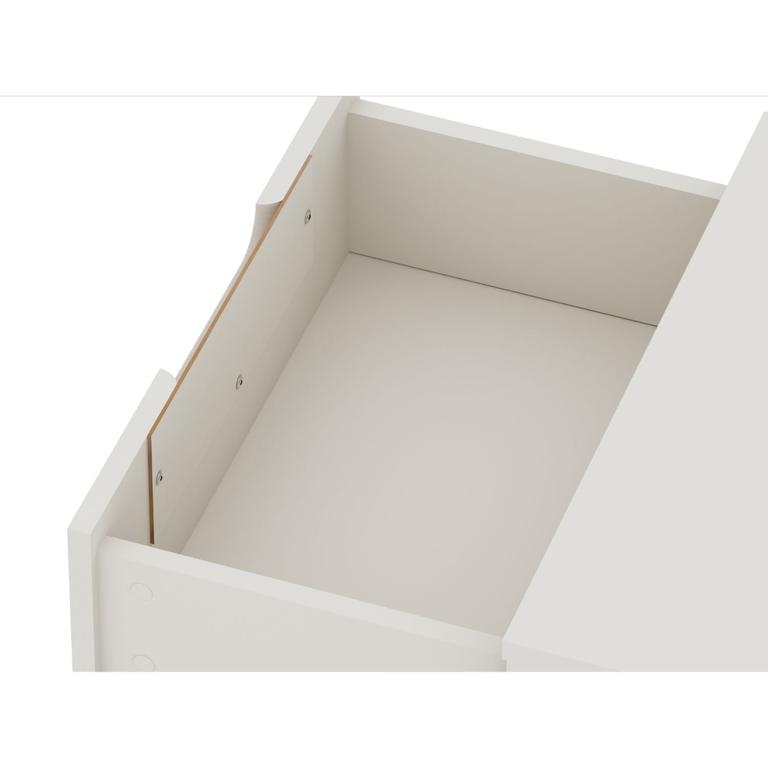 Rockefeller - Nightstand With 2 Drawers - Off White - The Sleep Loft - Online Mattress Showroom NYC
