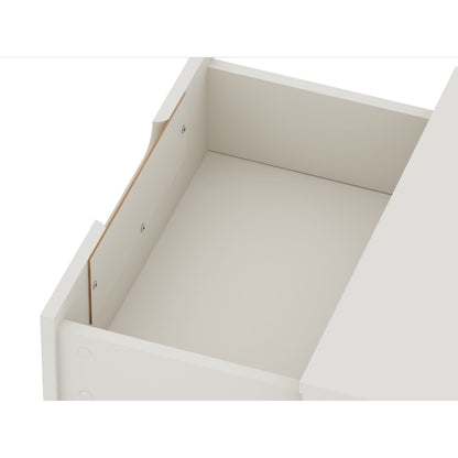 Rockefeller - Nightstand With 2 Drawers - Off White - The Sleep Loft - Online Mattress Showroom NYC