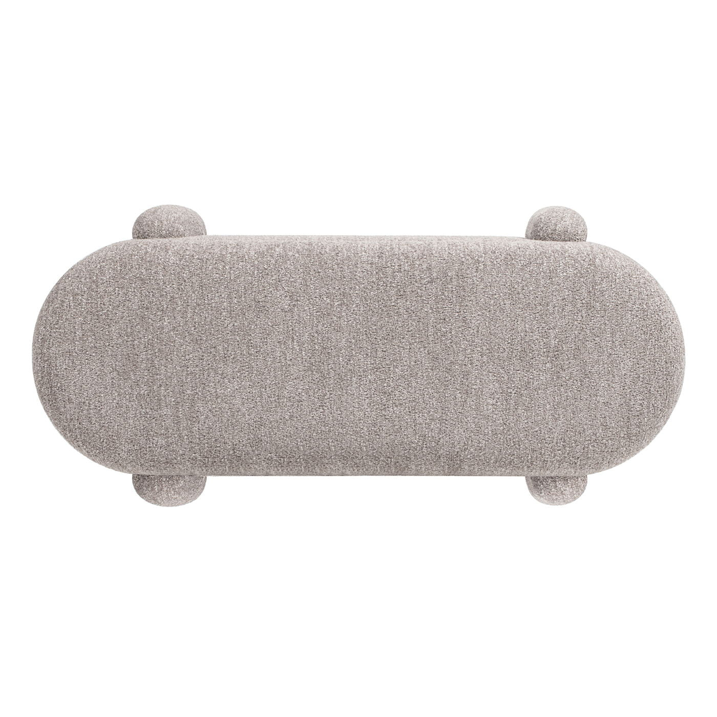 Hugo - Oval Fully Upholstered Storage Bench - The Sleep Loft - Online Mattress Showroom NYC