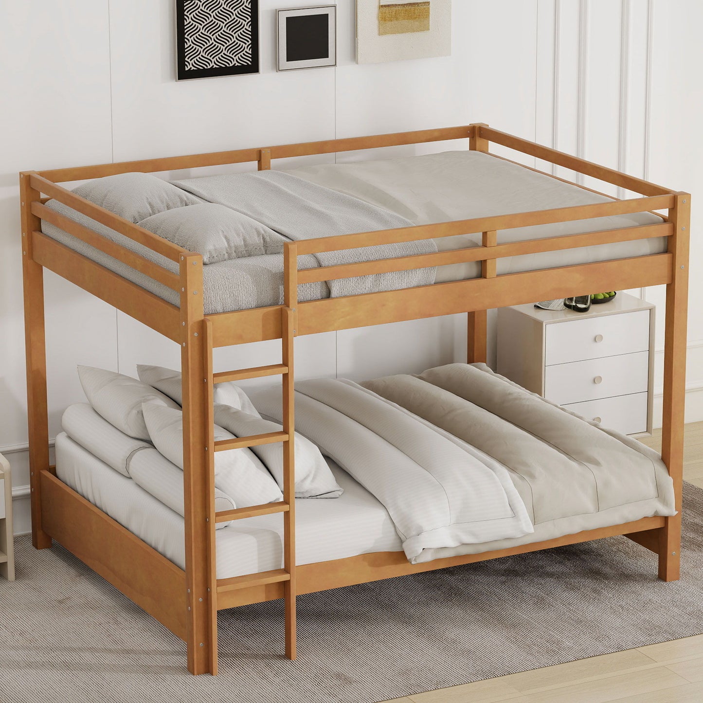 Sturdy Bunk Bed With Ladder - The Sleep Loft - Online Mattress Showroom NYC