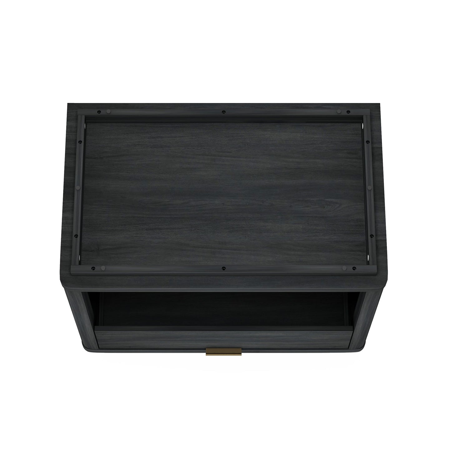 Evelyn - Nightstand With 1 Drawer And Open Shelf - The Sleep Loft - Online Mattress Showroom NYC