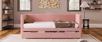 Daybed With Two Drawers And Wood Slat - The Sleep Loft - Online Mattress Showroom NYC