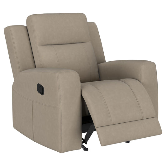Brentwood Upholstered Recliner Chair Taupe - The Sleep Loft - Online Mattress Showroom NYC