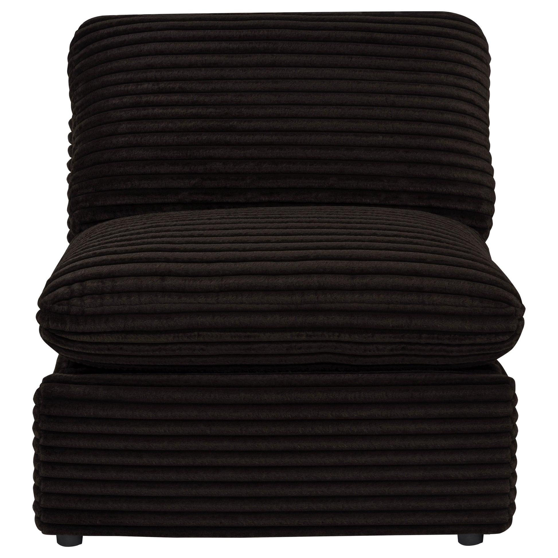 Collins Modular Power Armless Recliner Chocolate Brown