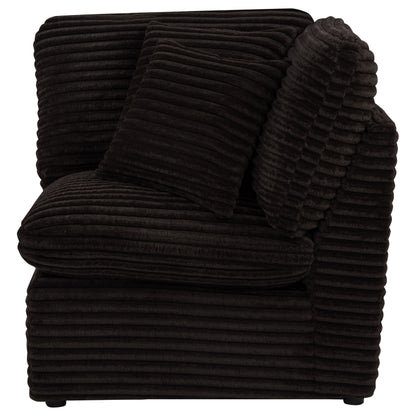 Collins Modular Corner Chair Chocolate Brown
