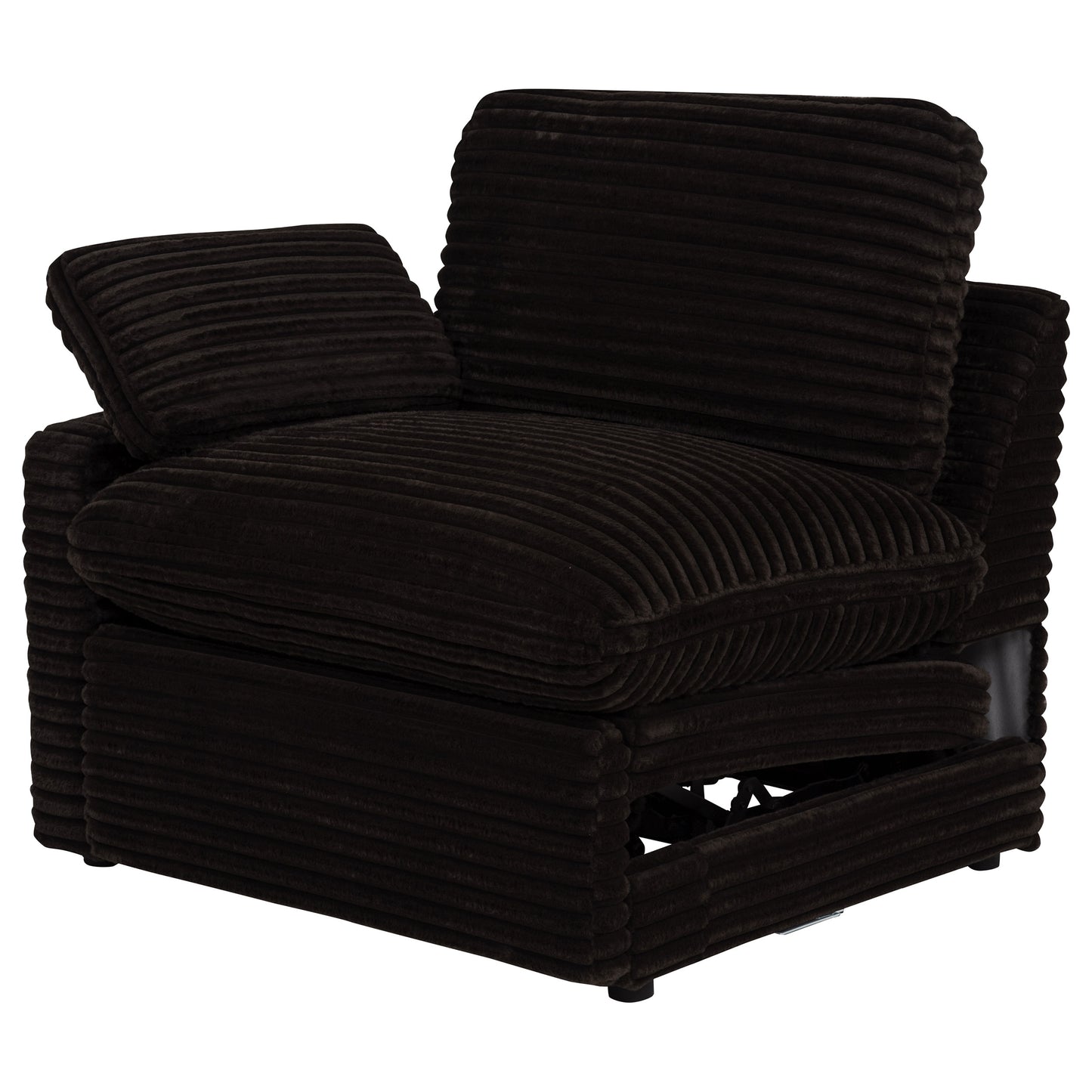 Collins Modular LAF Power Recliner Chocolate Brown