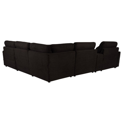 Collins 6-piece Modular Power Reclining Sectional Chocolate Brown