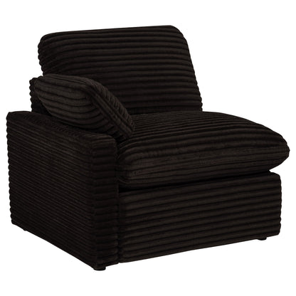 Collins Modular Power Loveseat Chocolate Brown