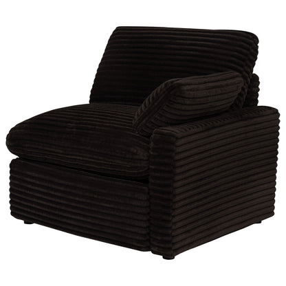 Collins Modular Power Loveseat Chocolate Brown