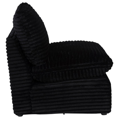 Collins Modular Armless Chair Black