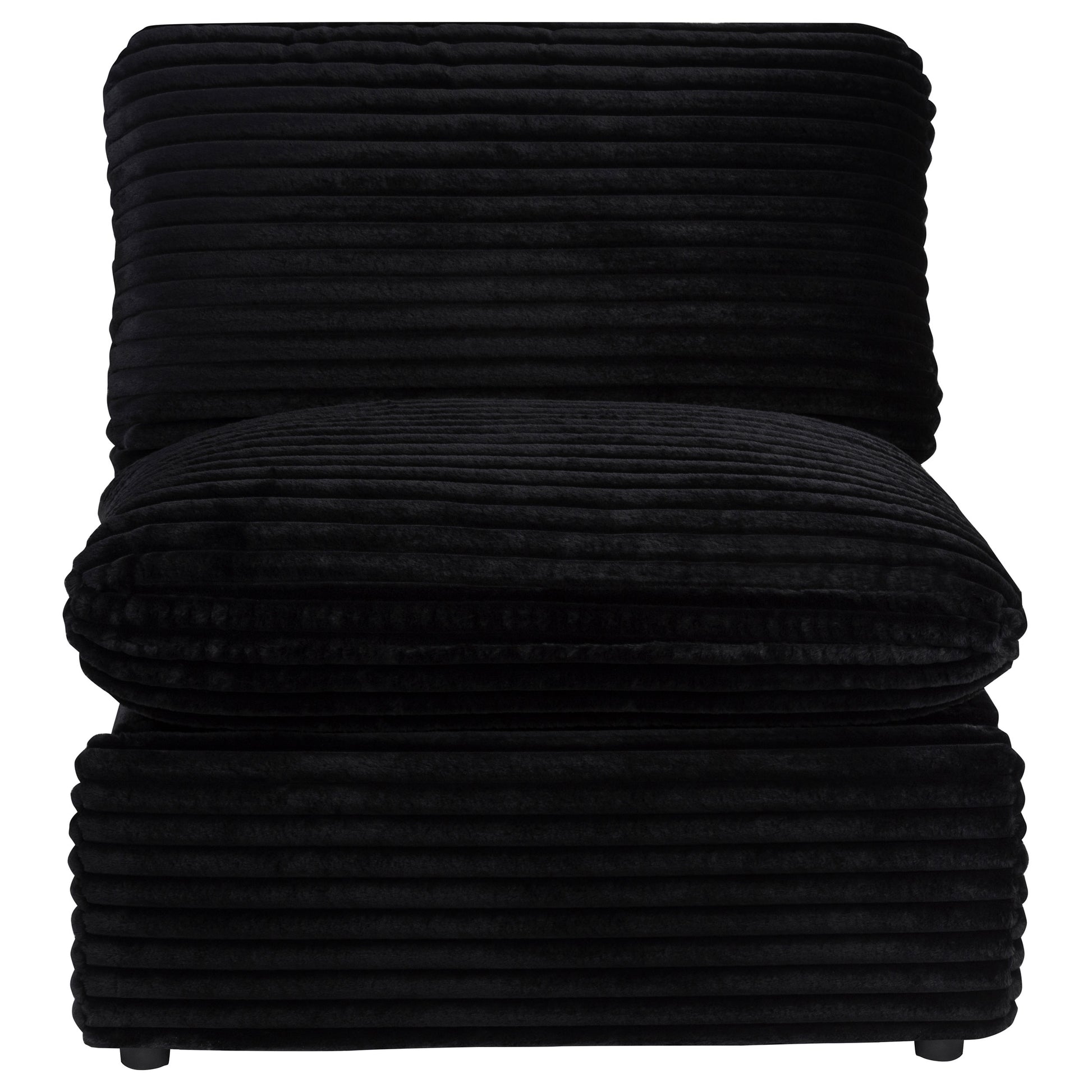 Collins Modular Power Armless Recliner Black