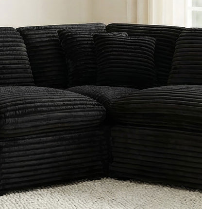 Collins Modular Corner Chair Black