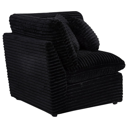 Collins Modular Corner Chair Black