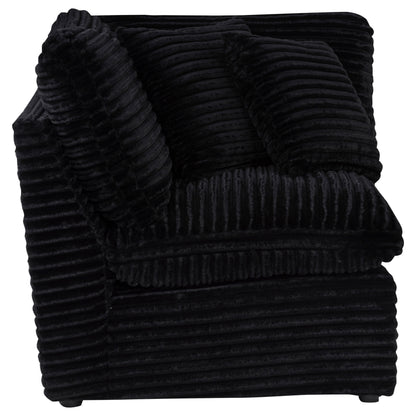 Collins Modular Corner Chair Black