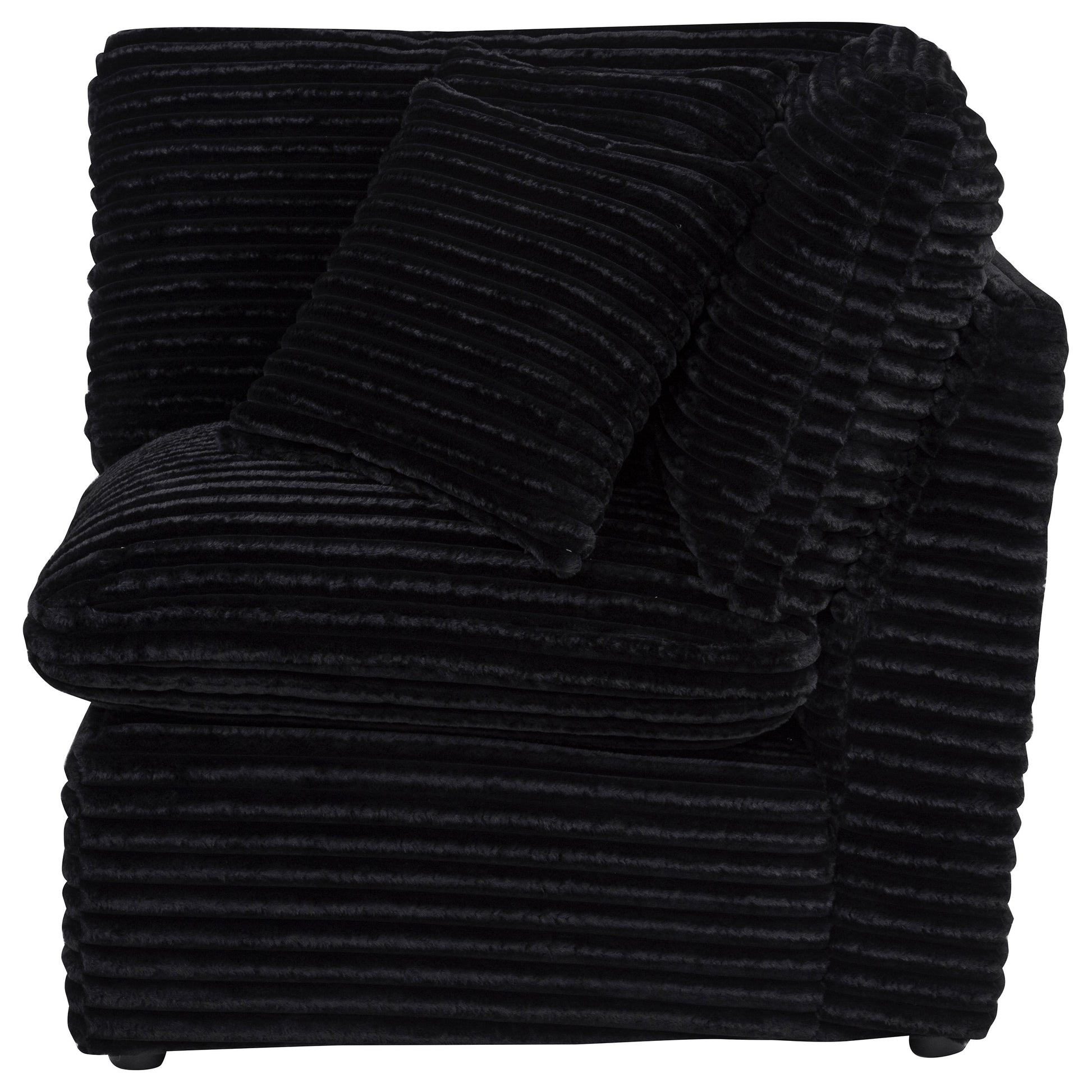Collins Modular Corner Chair Black