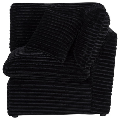 Collins Modular Corner Chair Black