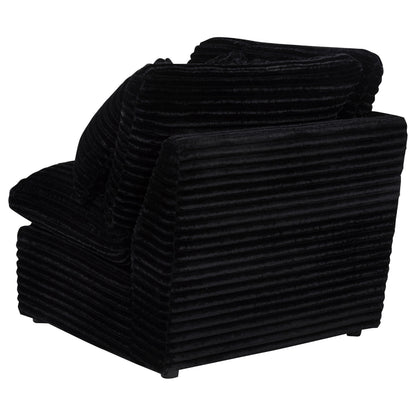 Collins Modular Corner Chair Black