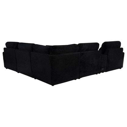 Collins 6-piece Modular Power Reclining Sectional Black