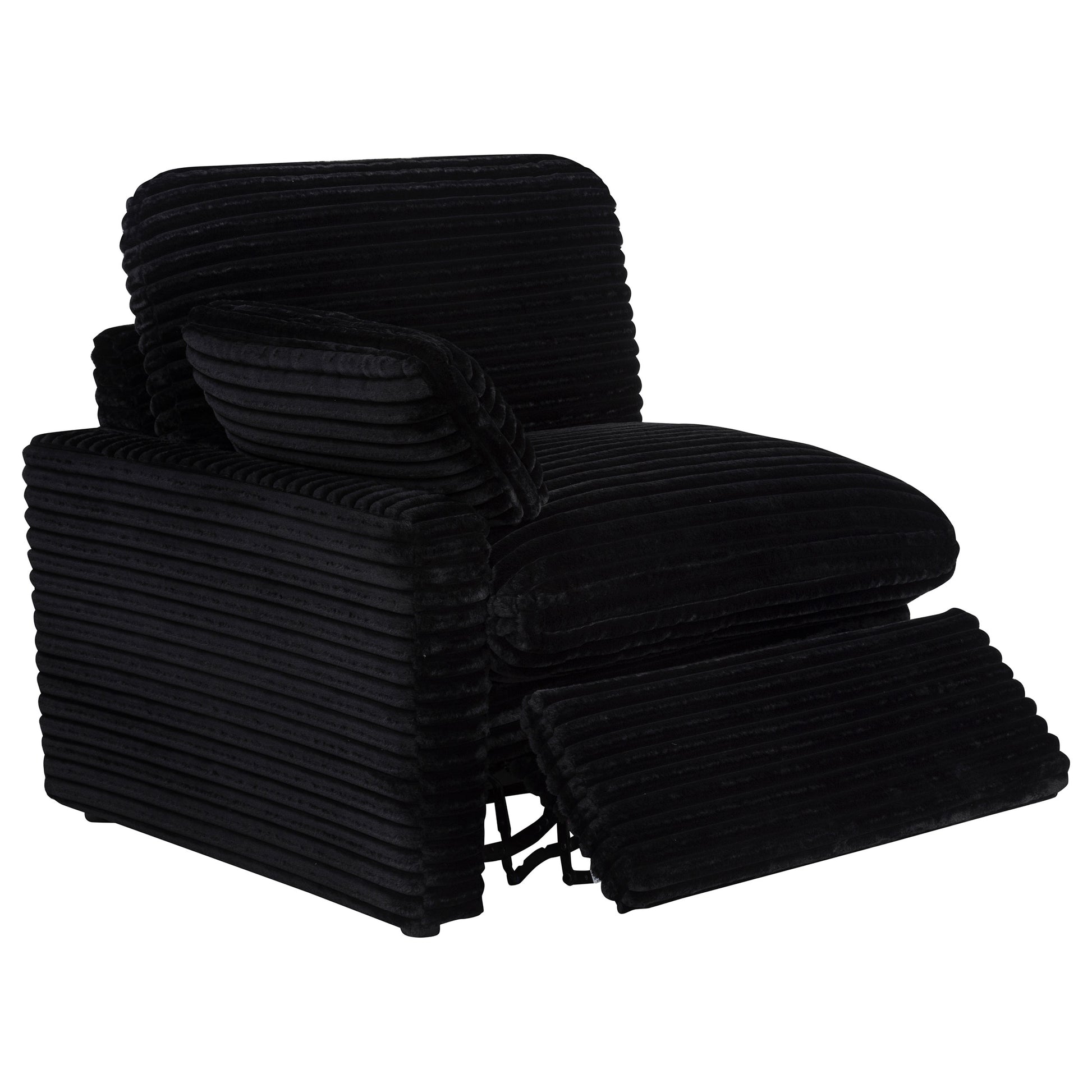Collins 5-Piece Power Reclining Home Theater Seating Black