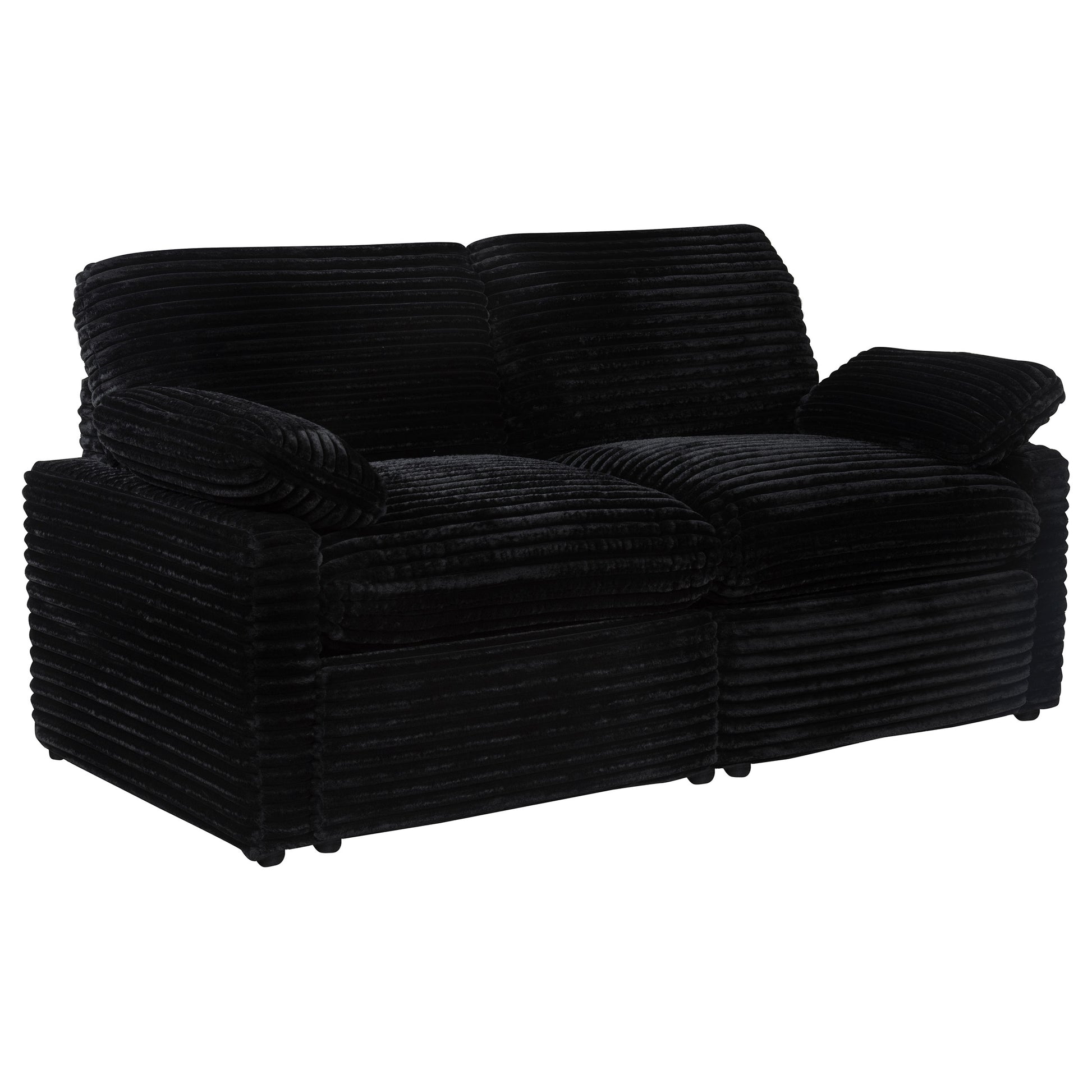 Collins Modular Power Loveseat Black