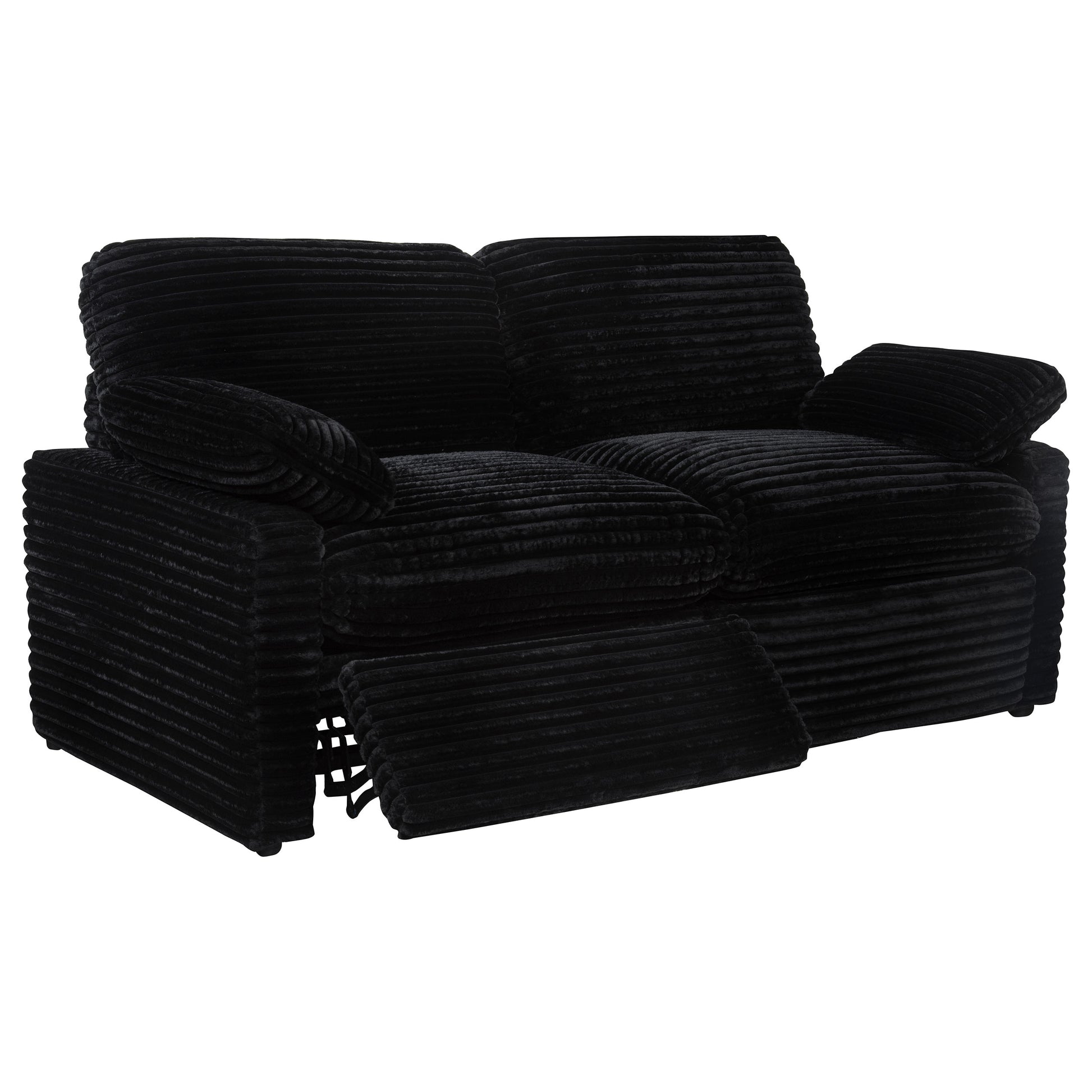 Collins Modular Power Loveseat Black