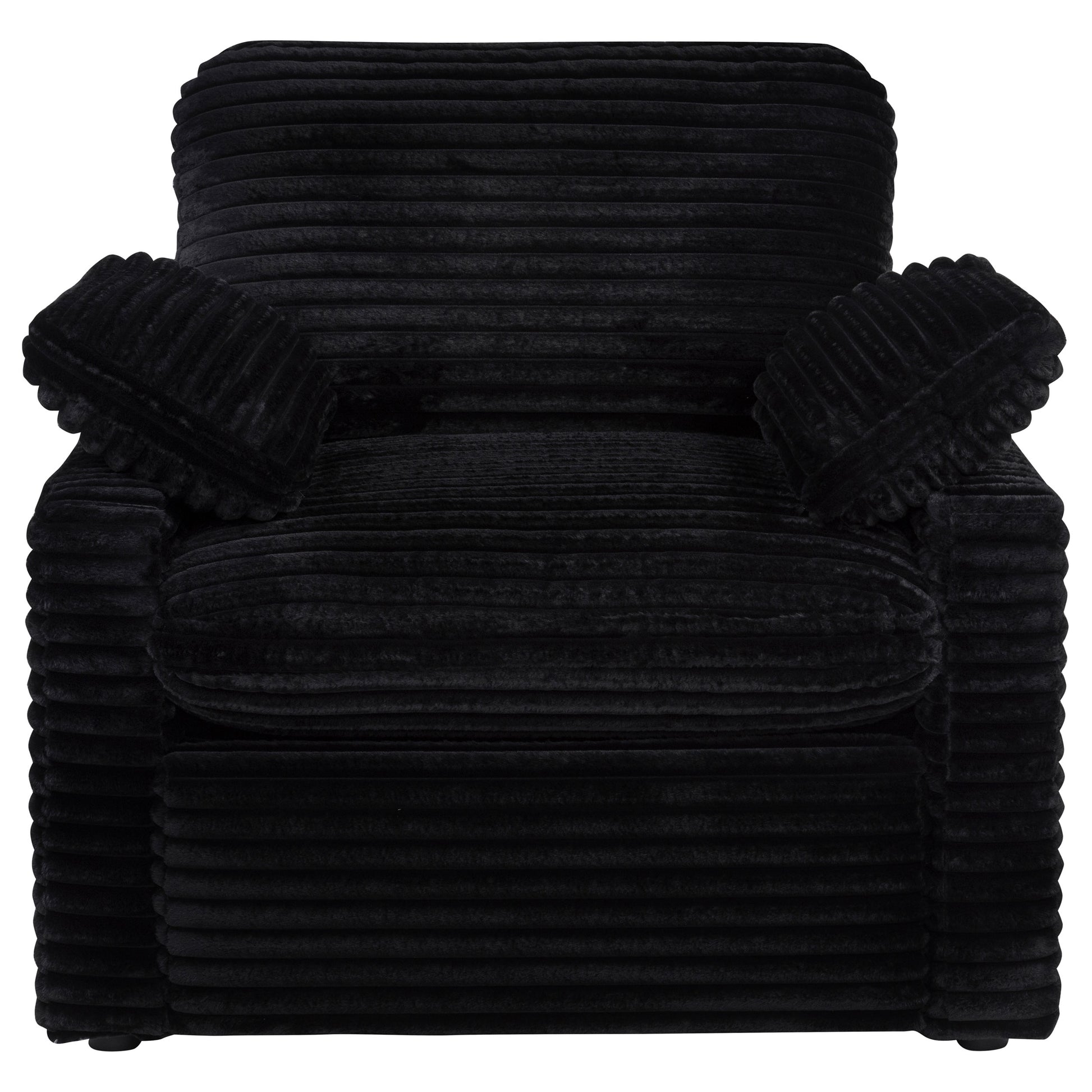 Collins Upholstered Power Recliner Chair Black