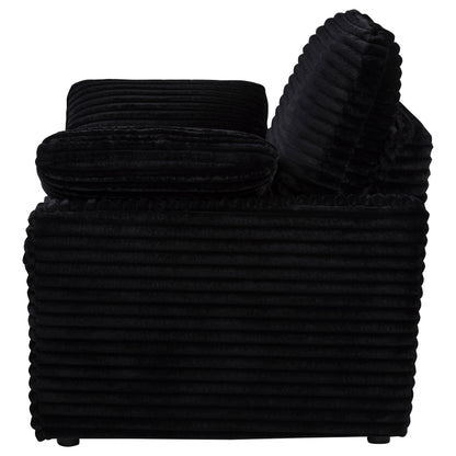 Collins Upholstered Power Recliner Chair Black
