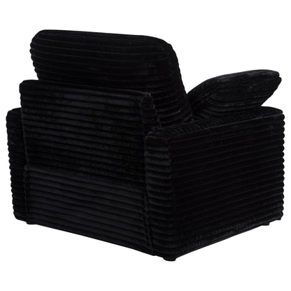Collins Upholstered Power Recliner Chair Black