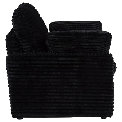 Collins Upholstered Power Recliner Chair Black