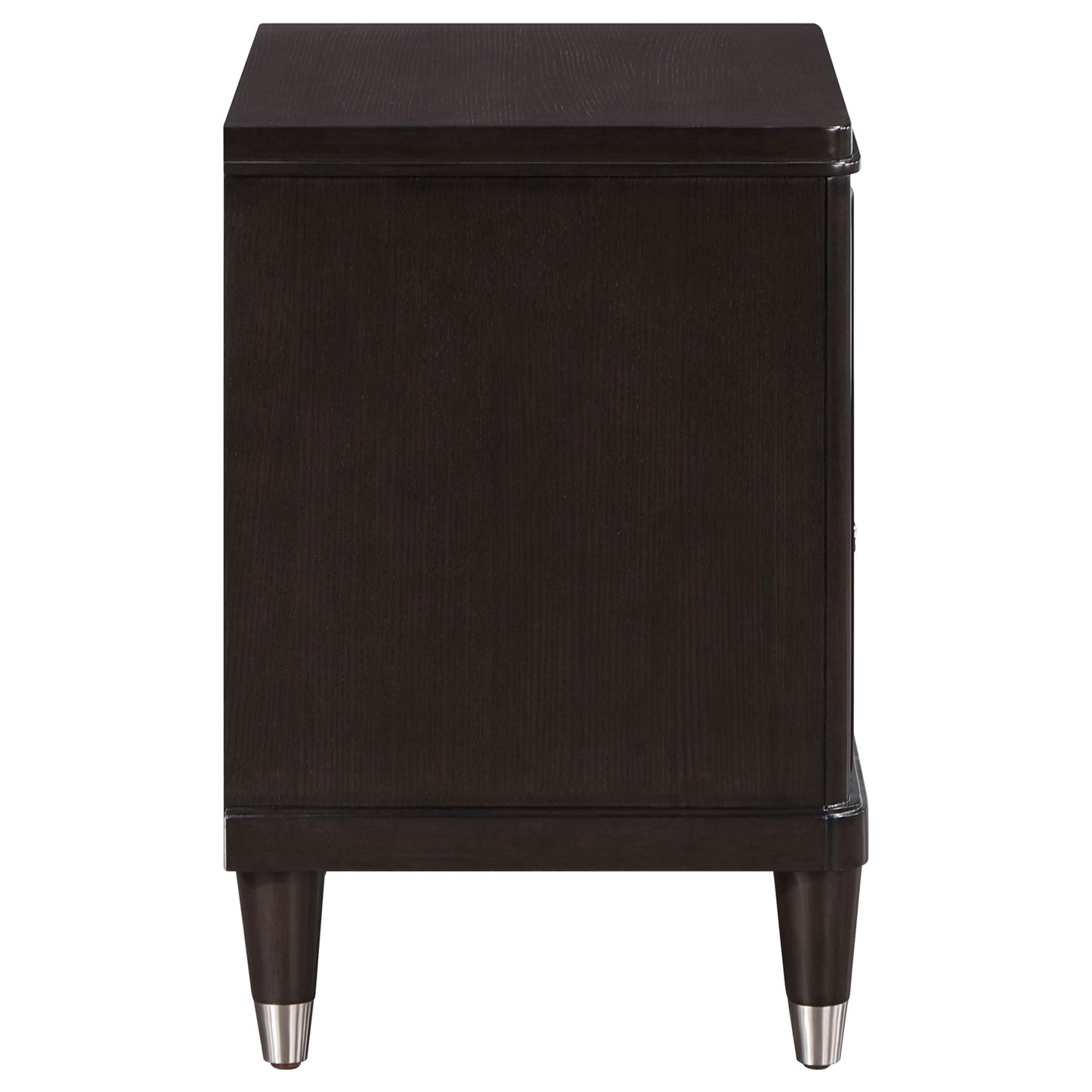 Niguel - 2 Drawer Nightstand With Felt Lined Top Drawer - Brown - The Sleep Loft - Online Mattress Showroom NYC