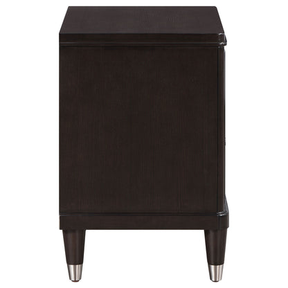 Niguel - 2 Drawer Nightstand With Felt Lined Top Drawer - Brown - The Sleep Loft - Online Mattress Showroom NYC