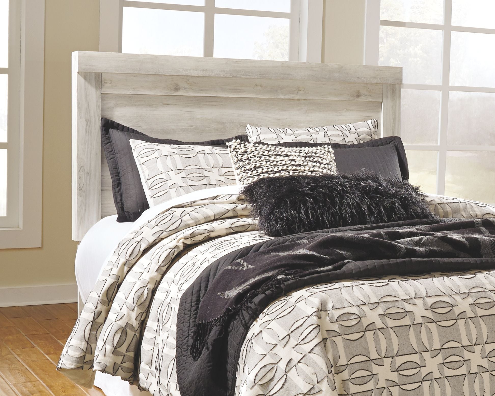 Bellaby - Panel Headboard With Bolt On Metal Frame - The Sleep Loft - Online Mattress Showroom NYC
