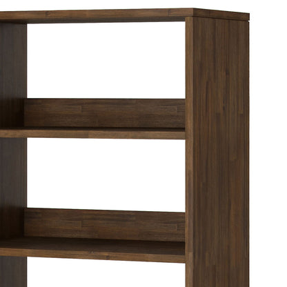 Chase - Tall Bookcase - Rustic Natural Aged Brown - The Sleep Loft - Online Mattress Showroom NYC