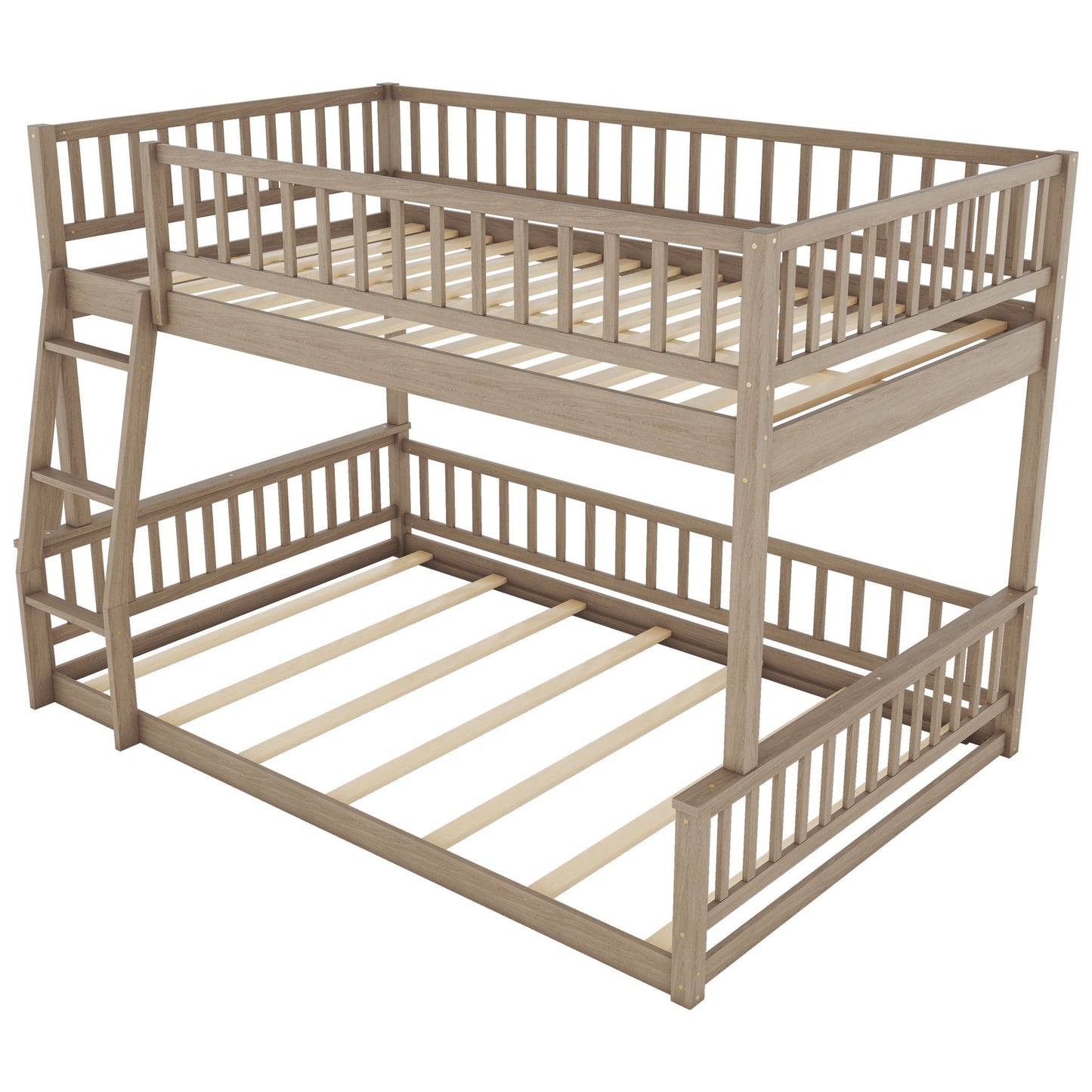 Bunk Bed With Ladder And Guardrails - The Sleep Loft - Online Mattress Showroom NYC