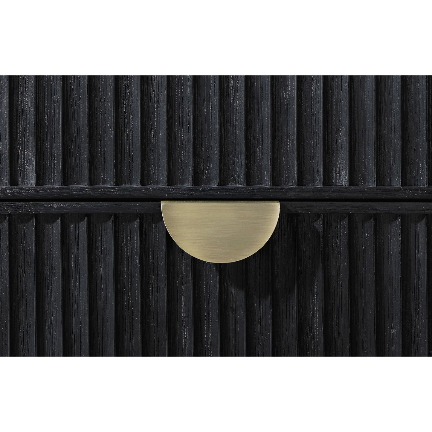Mason - 2 Drawer Nightstand With Fluted Design - Black - The Sleep Loft - Online Mattress Showroom NYC