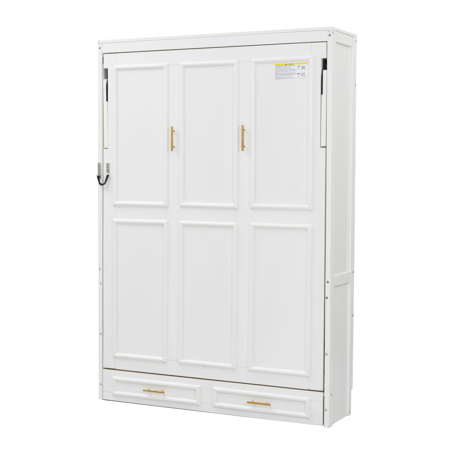 Full Size Murphy Bed With 2 Drawers - Beige - The Sleep Loft - Online Mattress Showroom NYC