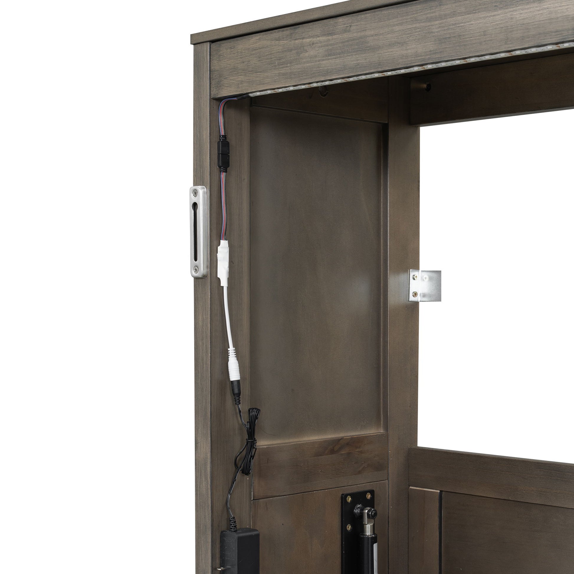 Murphy Bed With LED Light, Foldable Wall Bed Cabinet - The Sleep Loft - Online Mattress Showroom NYC