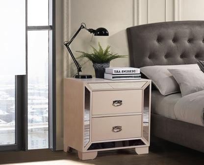 Contemporary Nightstand With Versatility - The Sleep Loft - Online Mattress Showroom NYC