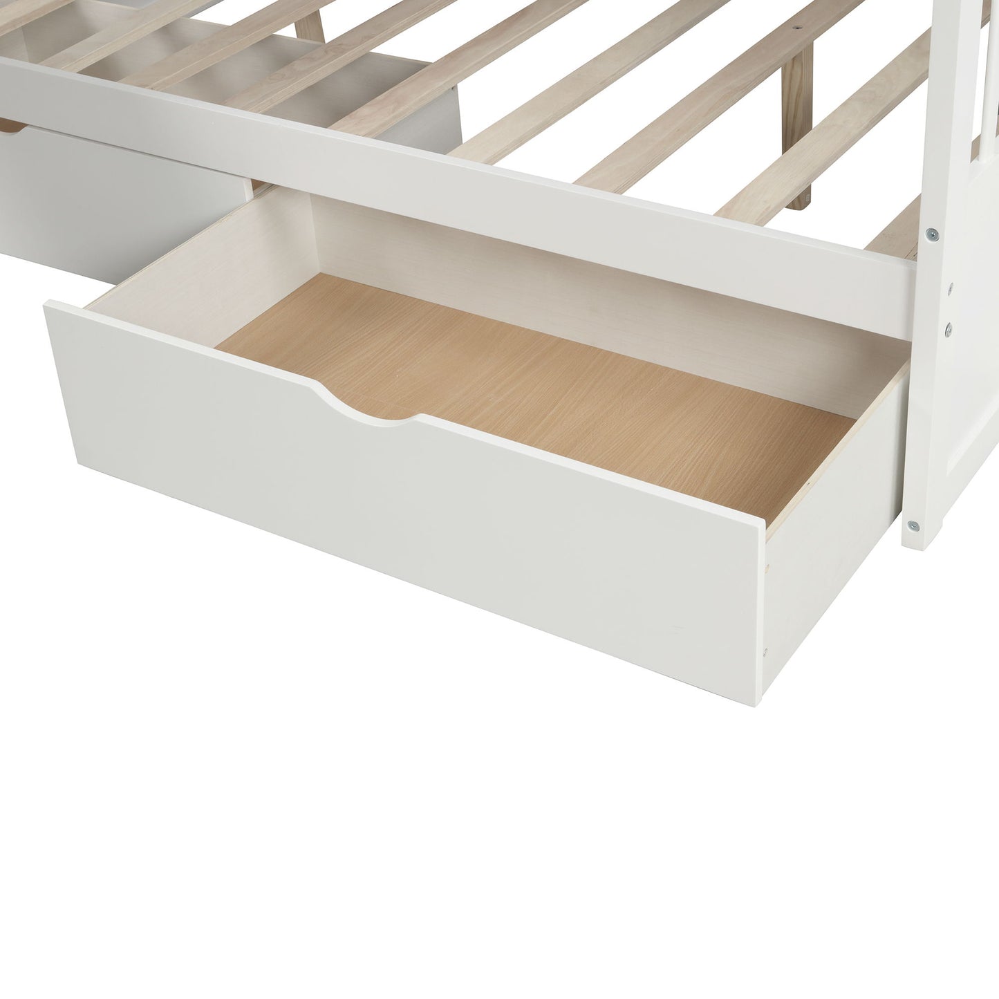 Bunk Bed With Storage Staircase, Slide, Desk, Drawers, And Shelves - The Sleep Loft - Online Mattress Showroom NYC