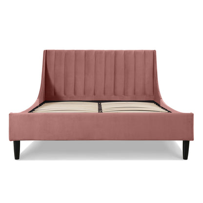 Aspen - Vertical Tufted Modern Headboard Platform Bed Set - The Sleep Loft - Online Mattress Showroom NYC