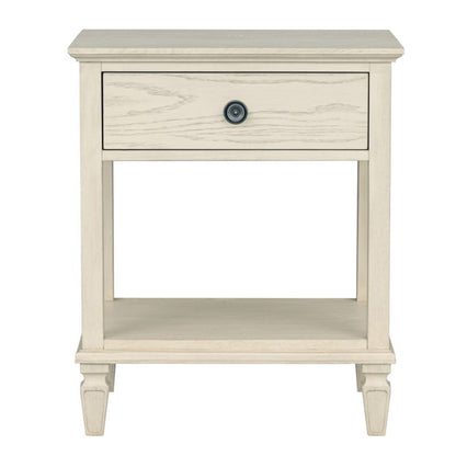 Victoria - Bedside Table With Drawer And Shelf - The Sleep Loft - Online Mattress Showroom NYC