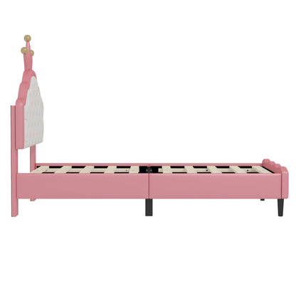 Lovely Crown Fantasy Princess Bed With Tufted Headboard - The Sleep Loft - Online Mattress Showroom NYC