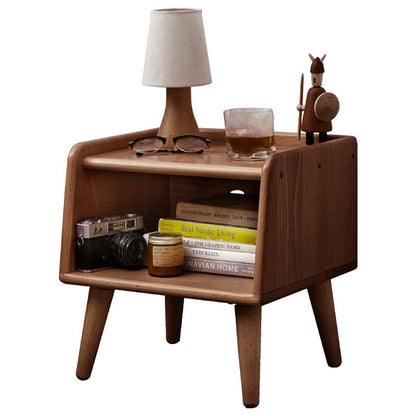 Bedside Cabinet, Modern Simple Nightstands European Beech - The Sleep Loft - Online Mattress Showroom NYC