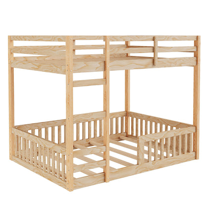 Stylish Bunk Bed With Ladder And Guardrails - The Sleep Loft - Online Mattress Showroom NYC