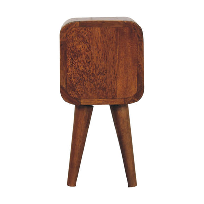 Curved Nightstand, - The Sleep Loft - Online Mattress Showroom NYC