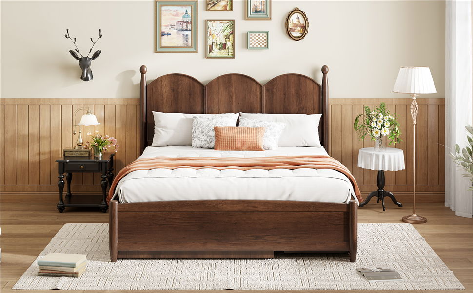 Platform Bed With With 2 Big Drawers And Trundle - The Sleep Loft - Online Mattress Showroom NYC