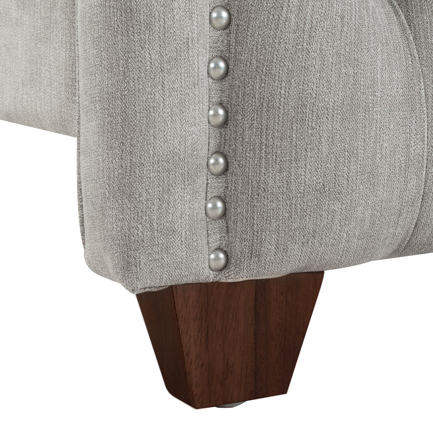 Marcella - Upholstered Shelter Headboard Bed Set - The Sleep Loft - Online Mattress Showroom NYC