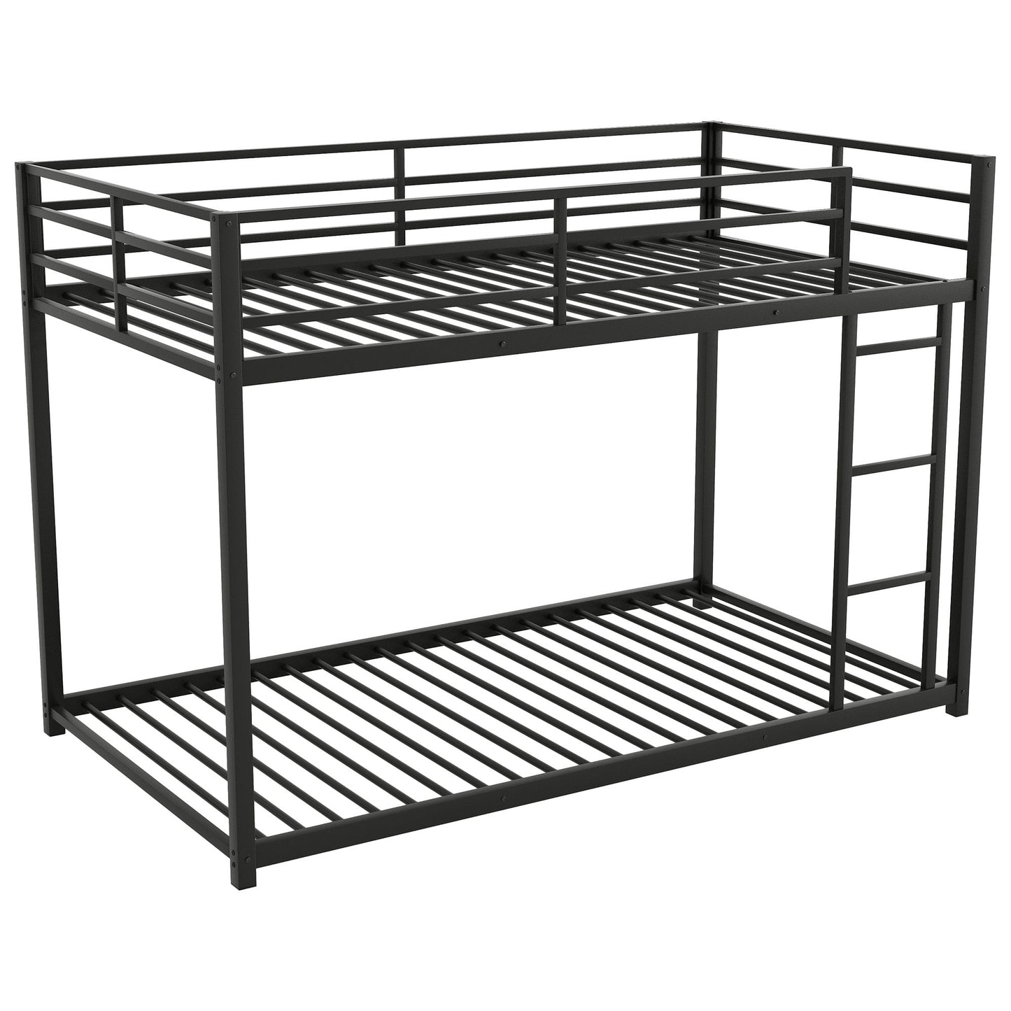 Metal Bunk Bed, Low Bunk Bed With Ladder - The Sleep Loft - Online Mattress Showroom NYC